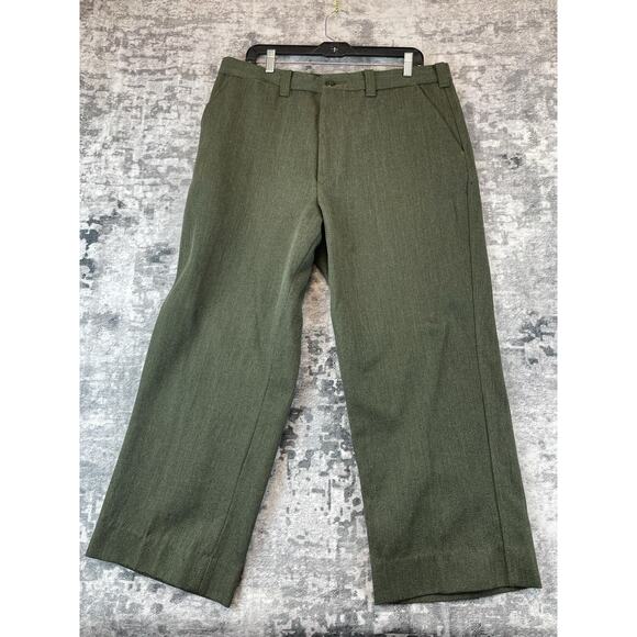 Vtg Filson Whipcord Green 100% Wool Trousers Style 108 9901 8965 36x25